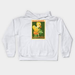 Art Nouveau Cabaret Print of Loie Fuller Kids Hoodie